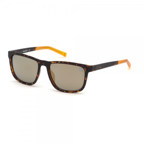 Occhiali da Sole Timberland TB9162 S 52H 55 17 145 unisex avana scuro Lenti marrone polarizzato
