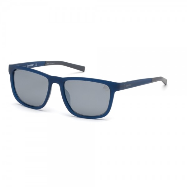 occhiali-da-sole-timberland-tb9162-s-91d-55-17-145-unisex-blu-opaco-lenti-fumo-polarizzato