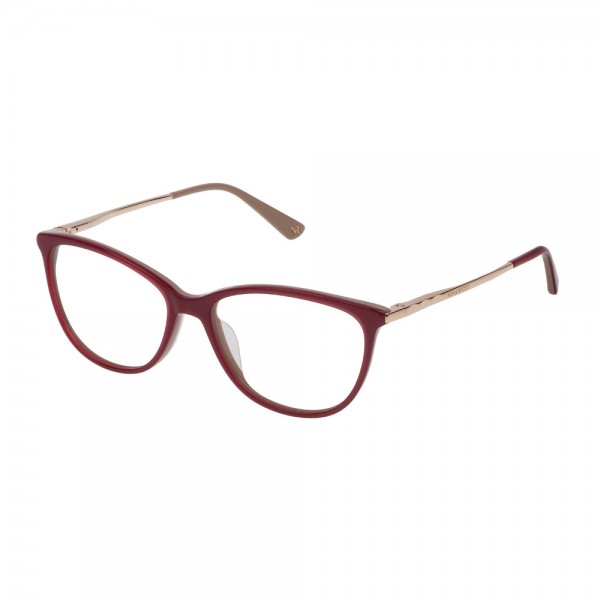 occhiali-da-vista-nina-ricci-vnr139-07hp-53-16-140-donna-rosso-pieno-c/parti-marrone-pieno