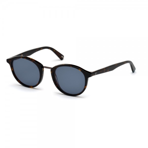 occhiali-da-sole-web-we0236-s-52v-48-21-145-unisex-avana-scuro-lenti-blu